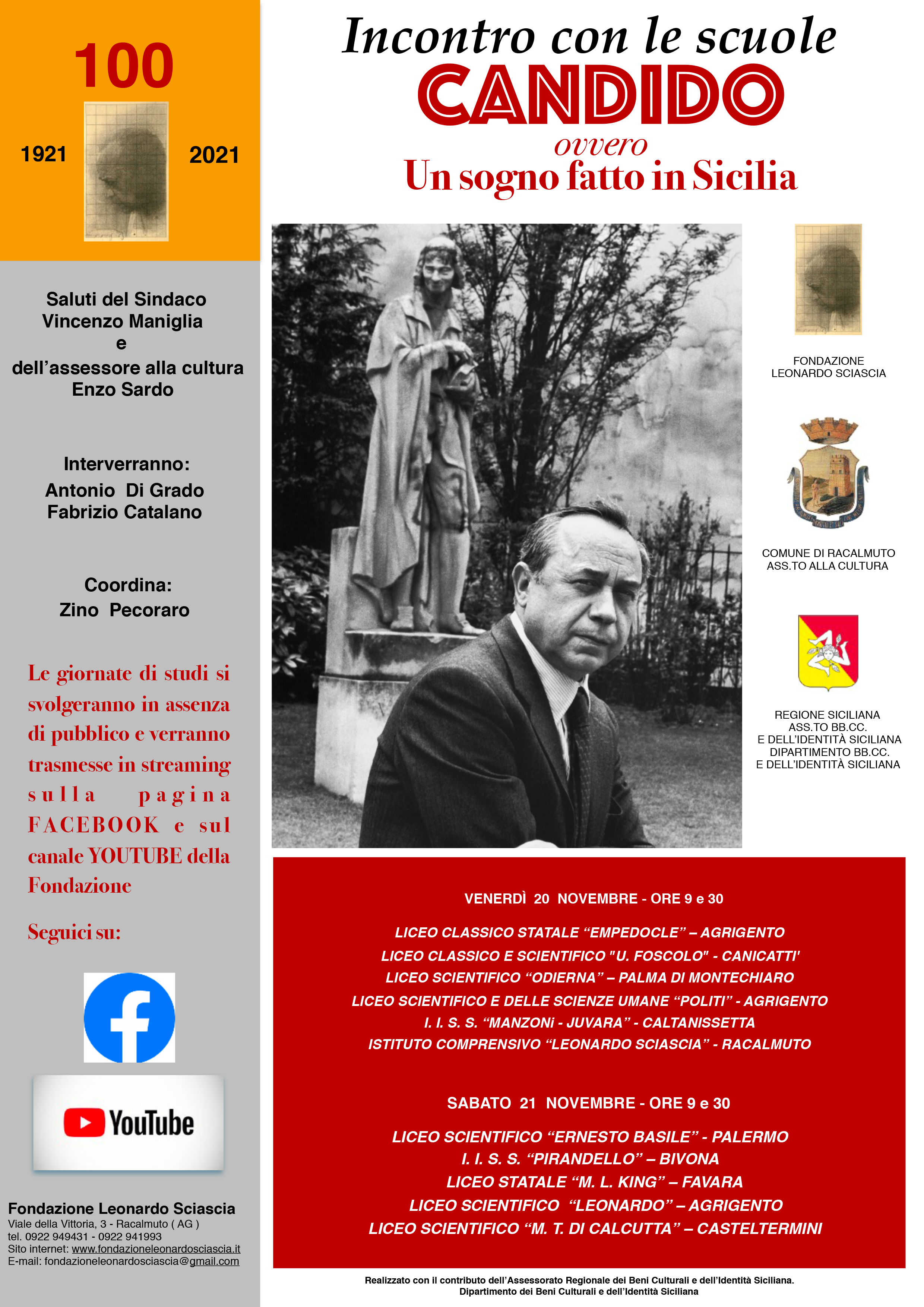 Giornate Sciasciane 21-21/11/2020 "Candido"