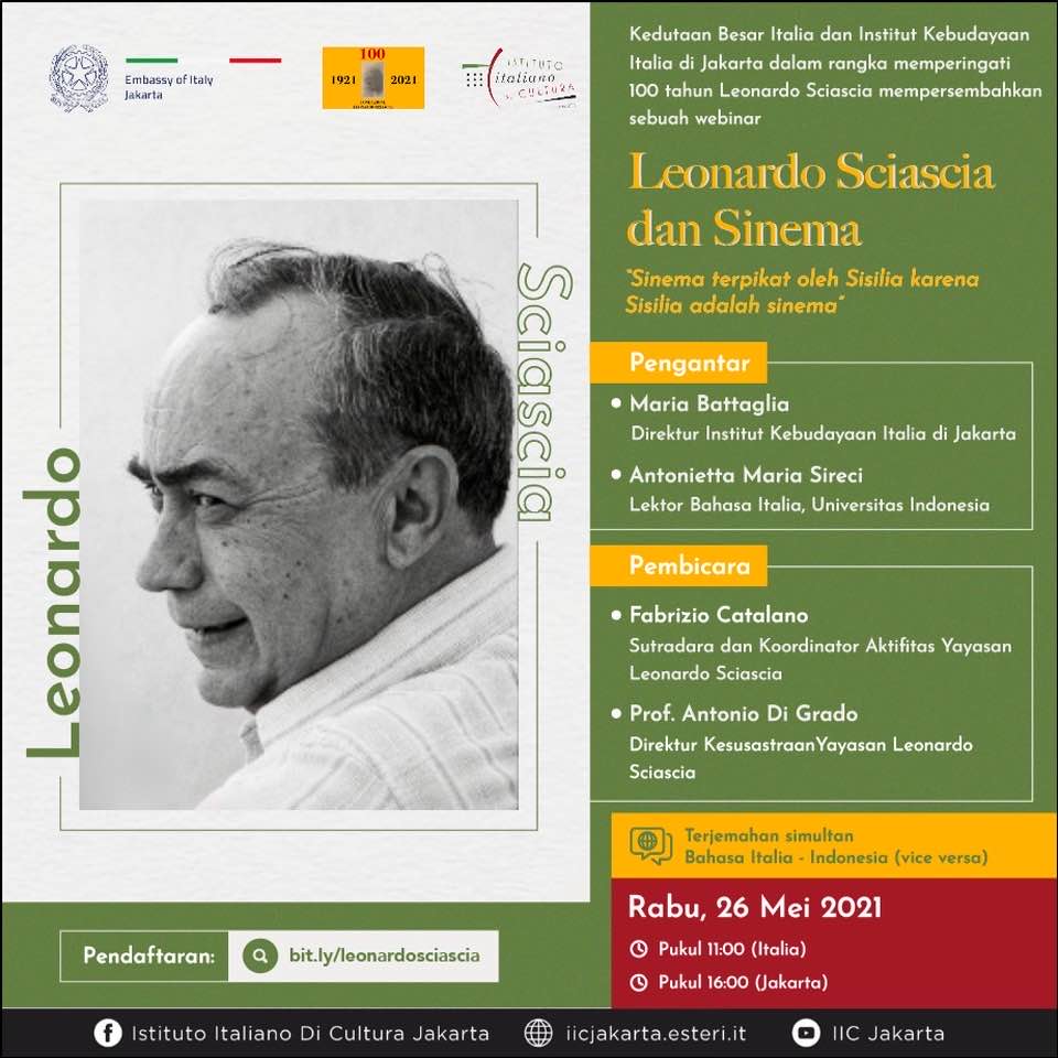 Webinar presso l'Istituto Italiano di Cultura a Jakarta