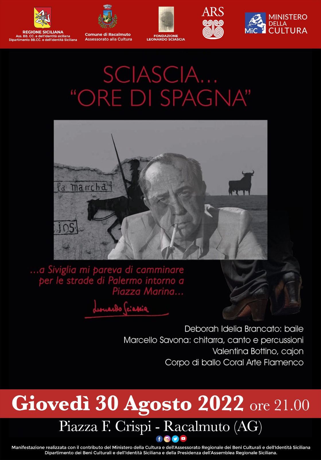 Ore di Spagna, Giovedì 30 Agosto