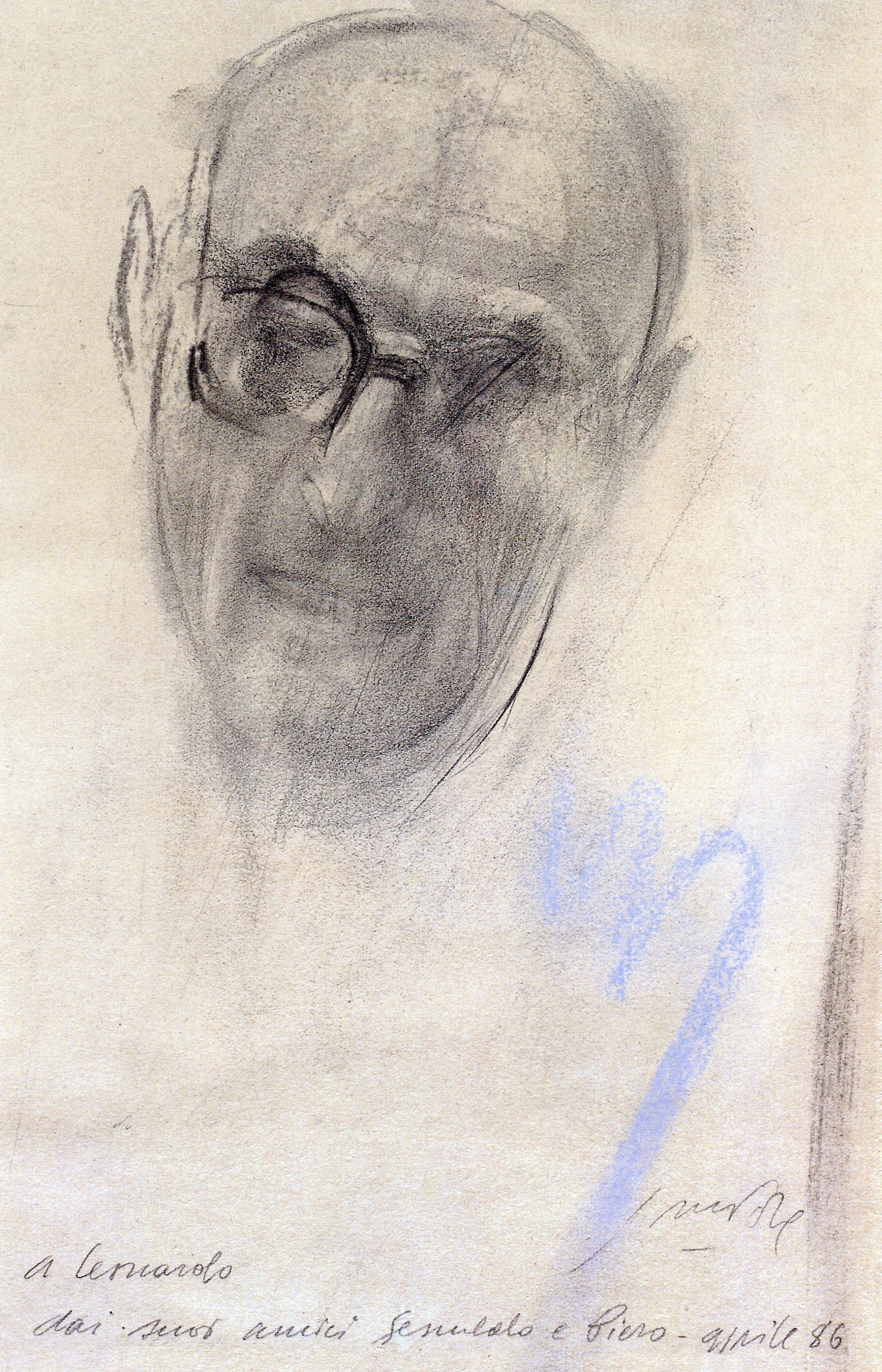 Gesualdo Bufalino - Carboncino di Piero Guccione