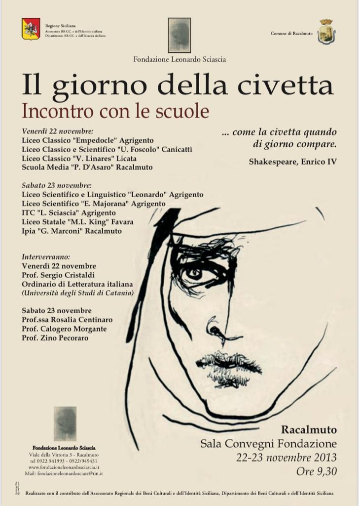 Giornate Sciasciane 22-23/11/2013 "Il giorno della civetta"