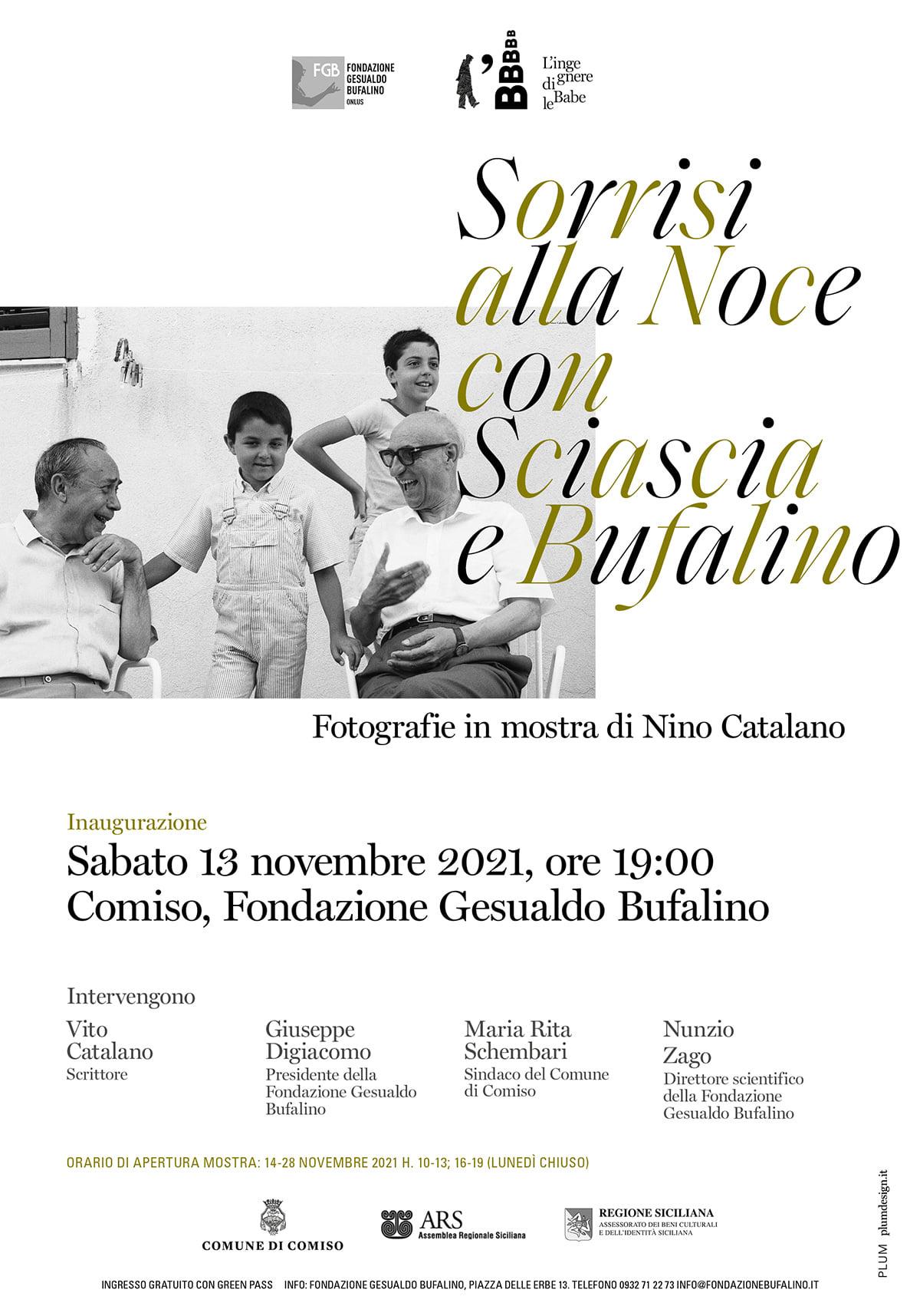 Mostra fotografica "Sorrisi alla Noce con Sciascia e Bufalino"