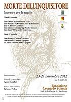 Morte dell'Inquisitore, incontro con le scuole