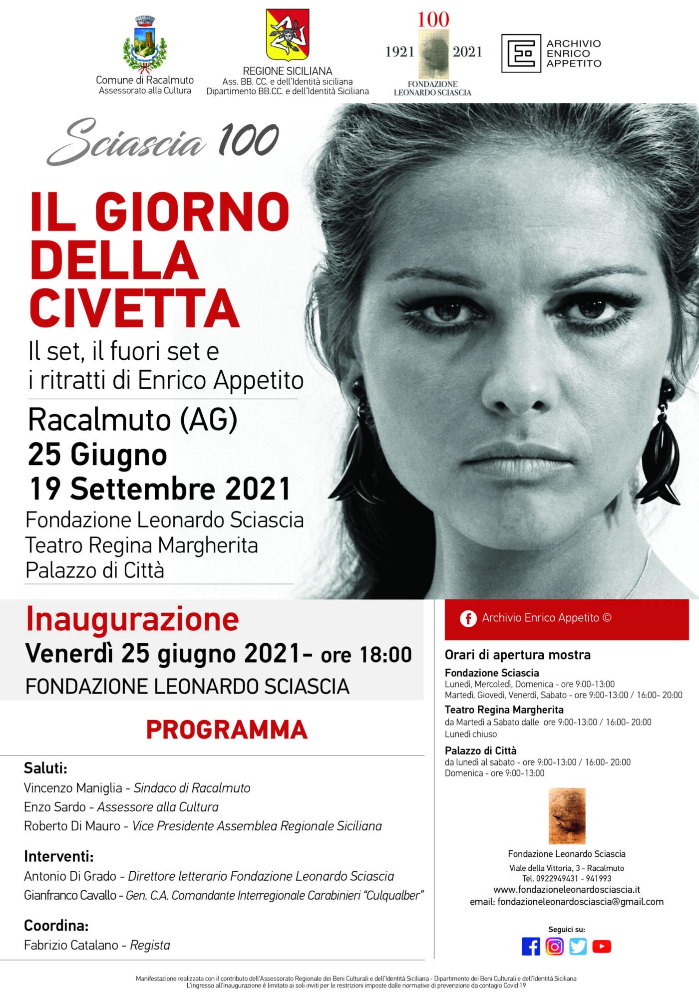 120 fotografie di Enrico Appetito dal film "Il Giorno della civetta" in mostra a Racalmuto fino a Settembre