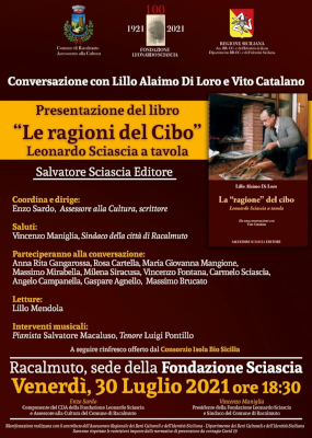 Le Ragioni del cibo, Leonardo Sciascia a tavole, presentazione del libro