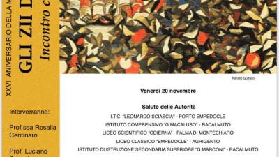 Giornate Sciasciane 20-21/11/2015 "Gli zii di Sicilia"