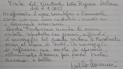 Visita del Presidente della Regione Siciliana Nello Musumeci